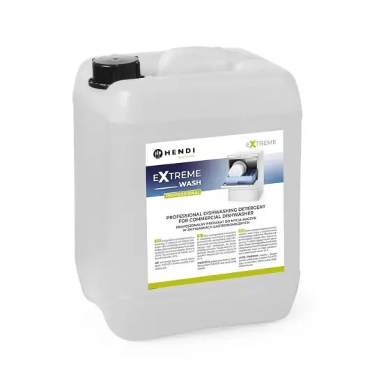 Detergent profesional pentru masina de spalat vase fara clorura de fosfasti potrivit pentru orice duritate a apei, Hendi 10 L Discount