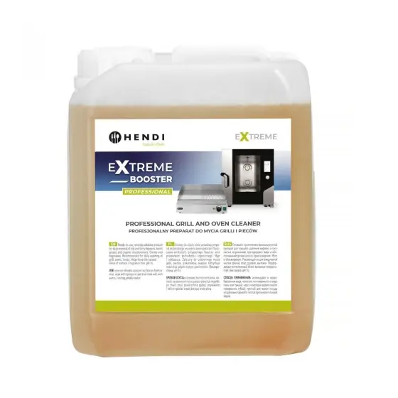 Detergent profesional de curatare Hendi, Extreme Natural Grill Cleaner pentru gratare si grilluri rola 5 L Preferatul clienților