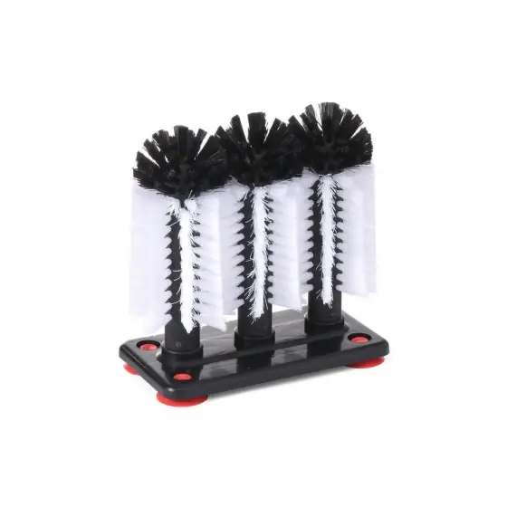 Ofertă exclusivă Set 3 perii din plastic pt spalare pahare, 190x100x(H)180 mm, Hendi