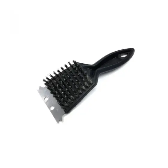 Preferatul clienților Perie din sarma pentru curatare gratar, cu racleta inox, Hendi, 70x190x(H)80mm
