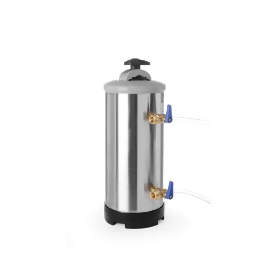 Dedurizator apa Hendi, presiunea maxima / minima a apei: de la 1 la 8 bari, 185x(H)400 mm, capacitate, 8 l /7,5 kg, otel inoxidabil, Vezi acum