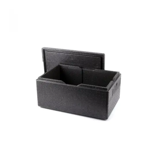 Cutie termoizolanta cu capac pentru transport, 53 lt, ideala pentru transport, spuma polipropilenica, interior 625x425x(H)200mm, exterior 685x485x(H)260 mm, Hendi Kitchen Line Discount