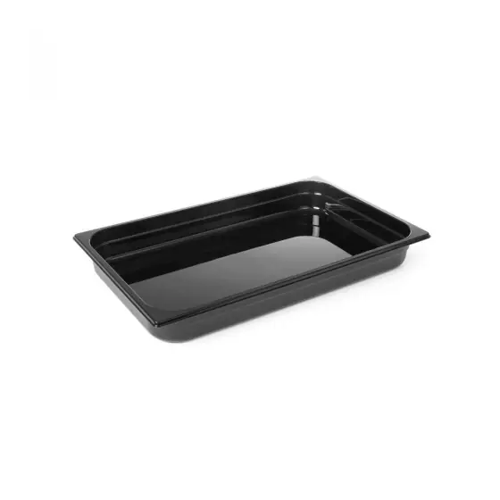 Doar azi Tava profesionala Gastronorm 1/1 policarbonat negru 530x325x150H mm 21 litri Hendi rezistent la temperaturi de la -40 C pana la 110 C