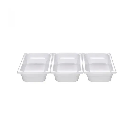 Vas Hendi gastronorm melamina GN 1/6 100 mm, rezistenta la temperaturi de la -20 gr. C la 70 gr. C Expediere rapidă