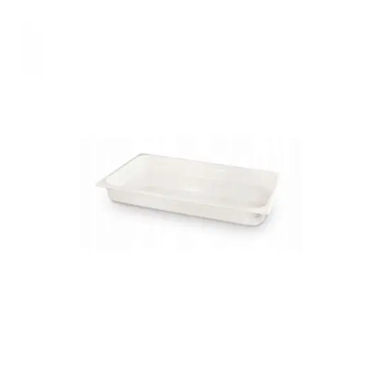 Disponibil imediat Tava profesionala Gastronorm 1/1 policarbonat alb 65 mm inaltime, Hendi