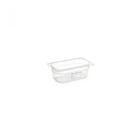 Tava Gastronorm GN 1/3, 325x176x(H)65 mm, 2.5 lt, cu marcaj HACCP, polipropilena, Hendi Bestseller