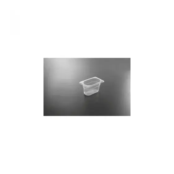 Tava Hendi Gastronorm GN 1/9 100 mm 1 lt - polipropilena,rezistenta la temperatura -40 gr. Celsius/ 80 gr. Celsius Livrare rapidă