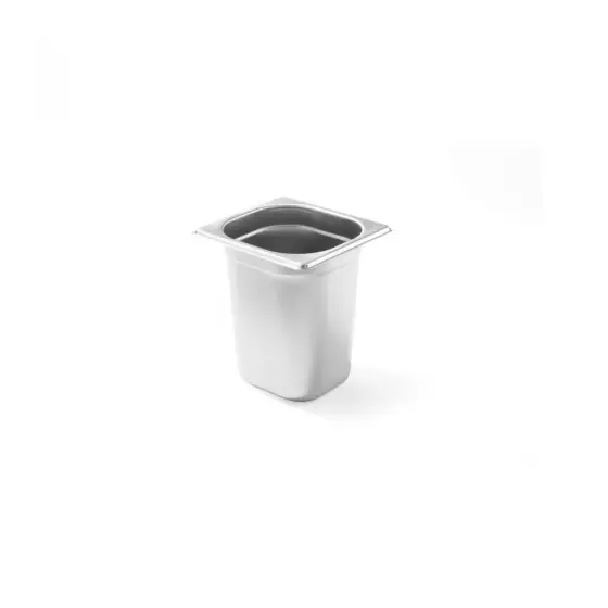 Calitate înaltă Tava Hendi Gastronorm GN 1/6 200 mm 3.4 lt , gama Budget Line, otel inoxidabil