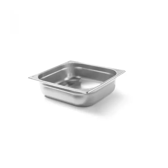 Tava Hendi Gastronorm GN 2/3 100 mm 7.7 lt - gama Kitchen Line, otel inoxidabil Premium