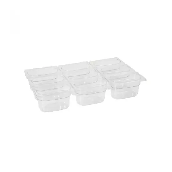 Ultima șansă Tava Hendi Gastronorm GN 1/9 65 mm 0.6 litri - policarbonat transparent