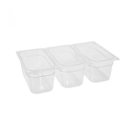 Tava Hendi Gastronorm GN 1/3 150 mm 5.7 litri, policarbonat transparent Cumpără online
