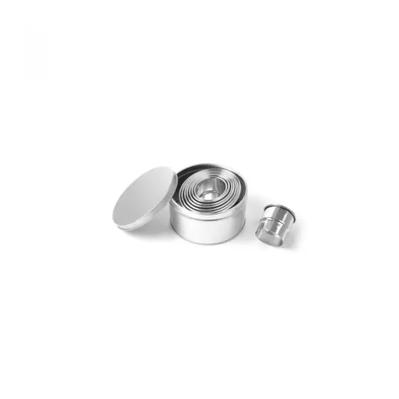 Bestseller Set 8 forme pentru patiserie / prajituri ovale, Hendi, diametre 6 - 18 mm