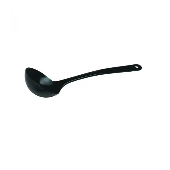 Lingura servire adanca / polonic, Hendi, 30 cm, 140 ml, plastic negru rezistent termic Preț redus