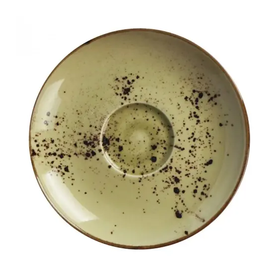 Cumpărături sigure Farfurie espresso Olive 115 mm Fine Dine
