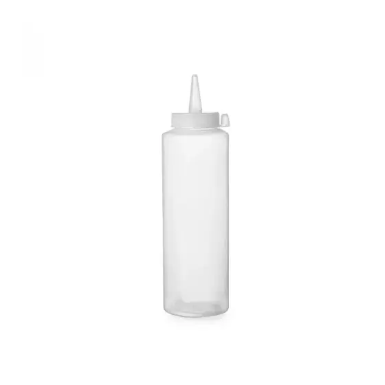 Disponibil imediat Sticla dispenser 350 ml, 55x205 mm, polietilena transparenta, Hendi