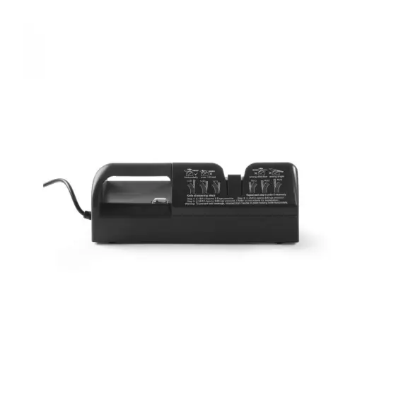 Preț promoțional Aparat electric pentru ascutit cutite, usor si rapid, 31x11x(H)11 cm, 50W, Hendi, potrivit si pentru uz profesional