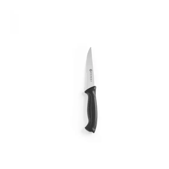 Cutit bucatarie, ideal pt dezosare, Hendi, lungime lama inox 15 cm, maner polipropilena negru, respecta normele de igiena HACCP Ofertă
