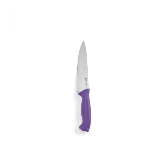 Premium Cutitul bucatarului, lama inox, 18/32 cm, maner violet, cod culori HACCP, pt alimentele ne-alergene, Hendi, potrivit si pt uz profesional