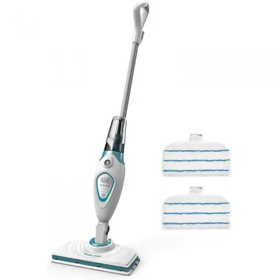 Mop cu abur Black+Decker 2 paduri 1300W - FSM1615 Cumpără acum