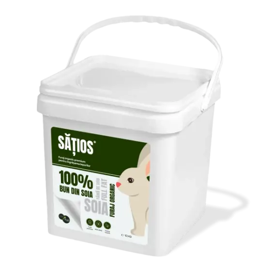 Discount Pachet promotional Satios, furaj organic premium pentru ingrasare iepuri, 10 kg, 22 cutii + 2 cutii GRATIS