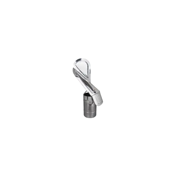 Capac Terminal Cos de Fum Rotativ INOX / D[mm]: 160 Plată securizată