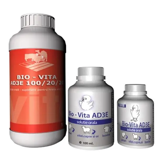 Supliment BIO-VITA AD3E, 1 litru Ofertă limitată