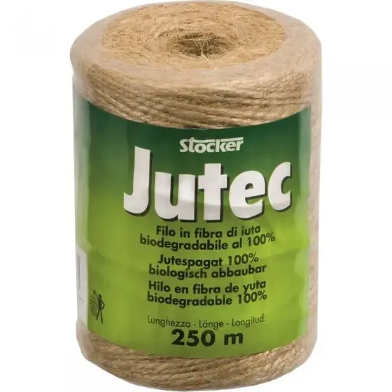 Reduceri Fir biodegradabil din fibra de iuta 100% Jutec pentru legat, rola Lungime 250 m