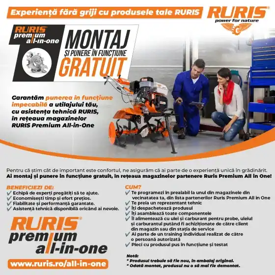 Preferatul clienților Moara cu ciocanele Ruris Gospodar A1