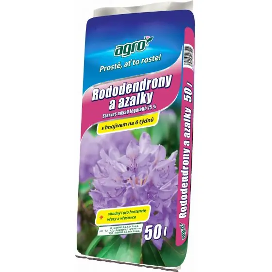 Substrat pentru azalee si rododendroni AGRO, 50 l Reducere extra