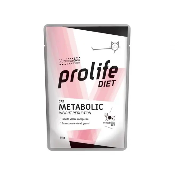 Lichidare de stoc Hrana Umeda Dietetica Pentru Pisici Prolife Metabolic Plic 85G