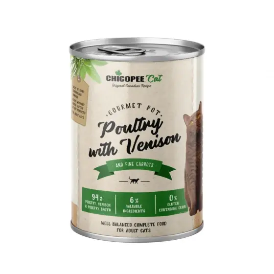 Cumpără online Hrana Umeda Pentru Pisici Super-Premium Chicopee Pui&Vanat Pate 400G/H50813