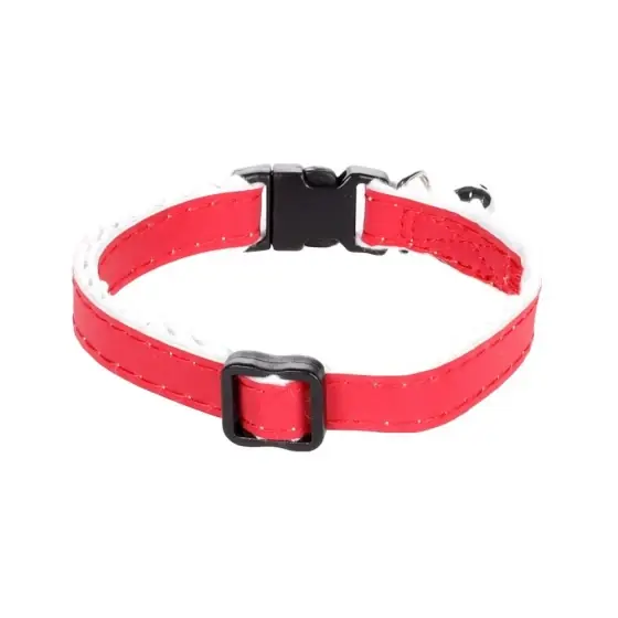 Zgarda Pentru Pisici Flamingo Multicolora Reflectorizanta Cu Clopotel 20-30Cmx10Mm Vezi acum