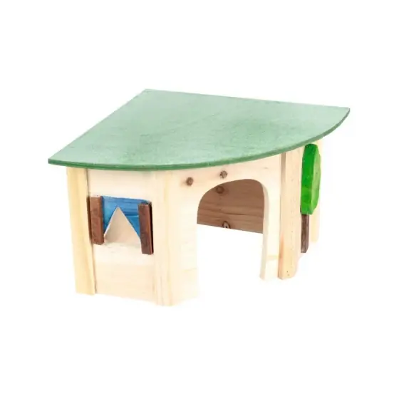 Cumpără acum Casuta Din Lemn Pentru Rozatoare Flamingo Ecco Corner