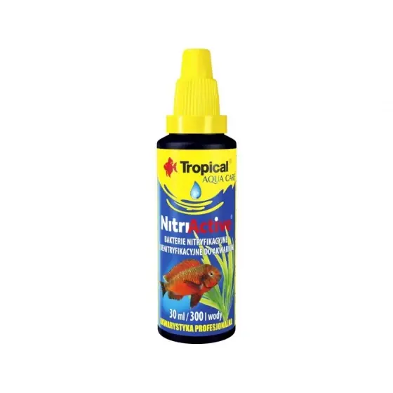 Tratament Pentru Acvarii Tropical Nitri-Active 30 Ml Cel mai vândut