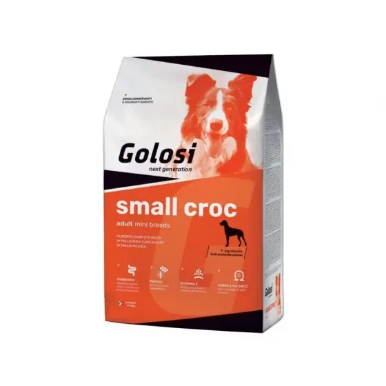 Hrana Uscata Premium Pentru Caini De Talie Mica Golosi Probio Small Croc 7.5Kg Reducere de preț
