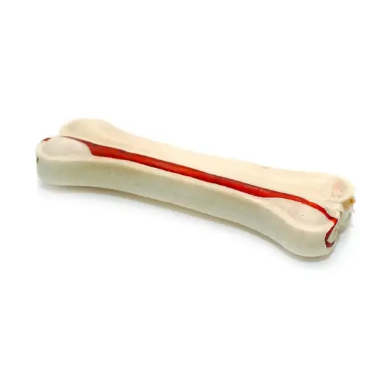 Recompense Pentru Caini Os Presat Bicolor Vita 15Cm 10/Set Comandă acum