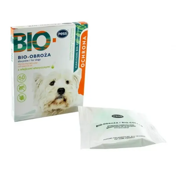 Plată securizată Zgarda Antiparazitara Pess Bio-Zg Cu Uleiuri Esentiale Naturale 60 Cm Caine/0203