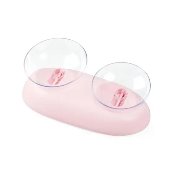Preferatul clienților Bol Dublu Fida Cu Unghi Ajustabil Pink 330 Ml