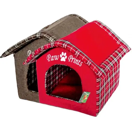 Culcus Casuta Textila Pentru Caini Si Pisici Paw 42 X 39 X 40Cm/8917-1410A/A Noutate