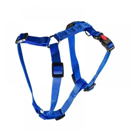 Ham Pentru Caini 3X Ajustabil Nylon Blue Click 20 Mm*40-70 Cm Ofertă limitată