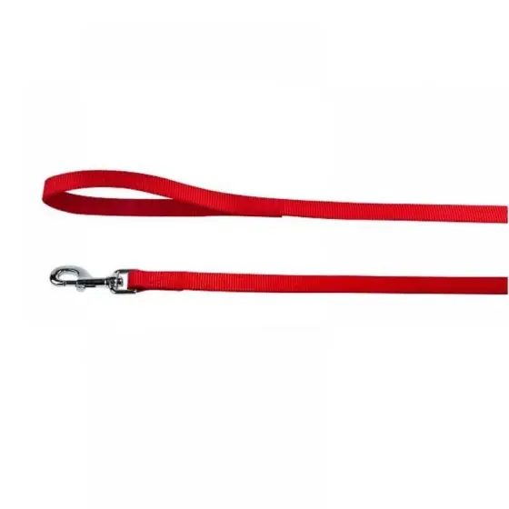 Ofertă de sezon Lesa Pentru Caini Nylon Rosie 15Mm*130Cm