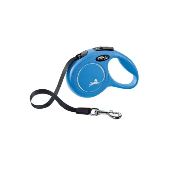 Lesa Pentru Caini Kerbl Flexi Classic Cu Banda Xs 3M/12Kg Blue Preț promoțional