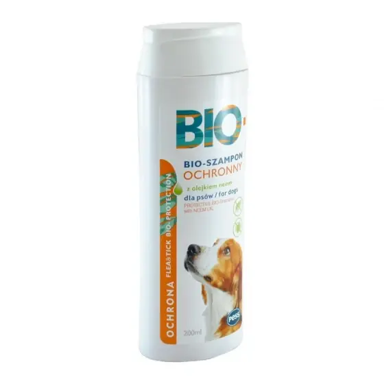 Pess Bio Sampon Pentru Caini Ap Cu Ulei De Neem 200Ml Caine/0227 Popular
