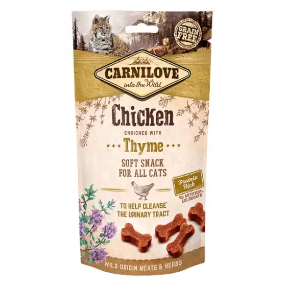 Carnilove Cat Semi Moist Snack Chicken with Thyme 50 g Livrare rapidă