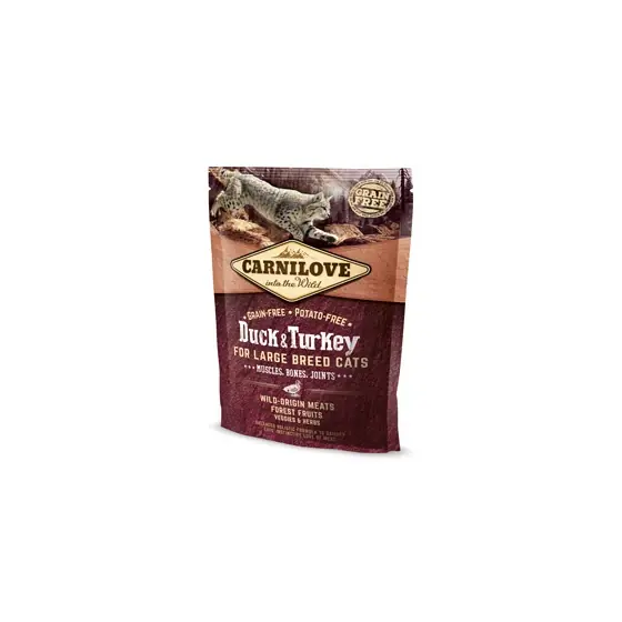 Noutate Carnilove Duck and Turkey for Large Breed Cats - Muscles, Bones, Joints 400 g