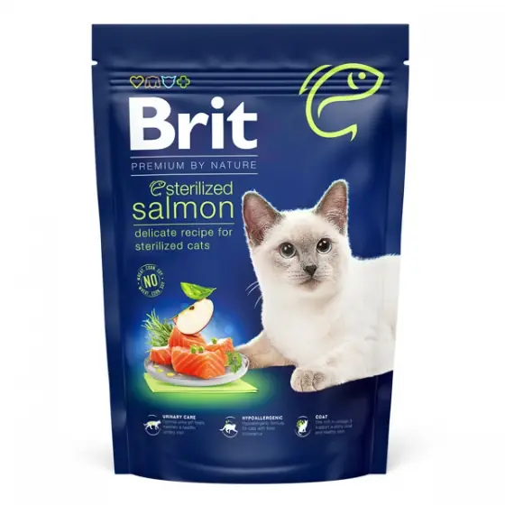 Brit Premium by Nature Cat Sterilized Salmon 800 g Cumpără acum