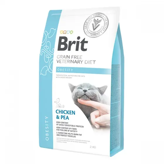 Ieftin Brit Grain Free Veterinary Diets Cat Obesity 2 kg