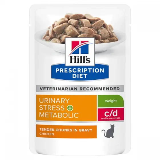 Hill's PD Feline c/d Stress + Metabolic 85 g (plic) Reducere de preț