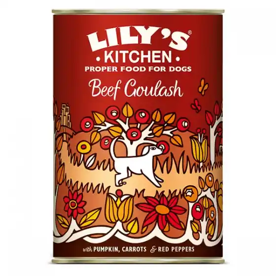 Reducere Lily's Kitchen Beef Goulash Tin 400 g