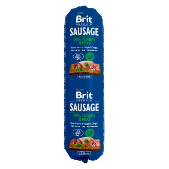 Salam Brit cu Curcan si Mazare 800 g Ultima șansă